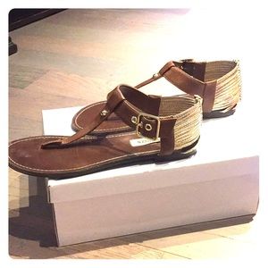 Steve Madden cognac Serenite sandal sz 9 1/2